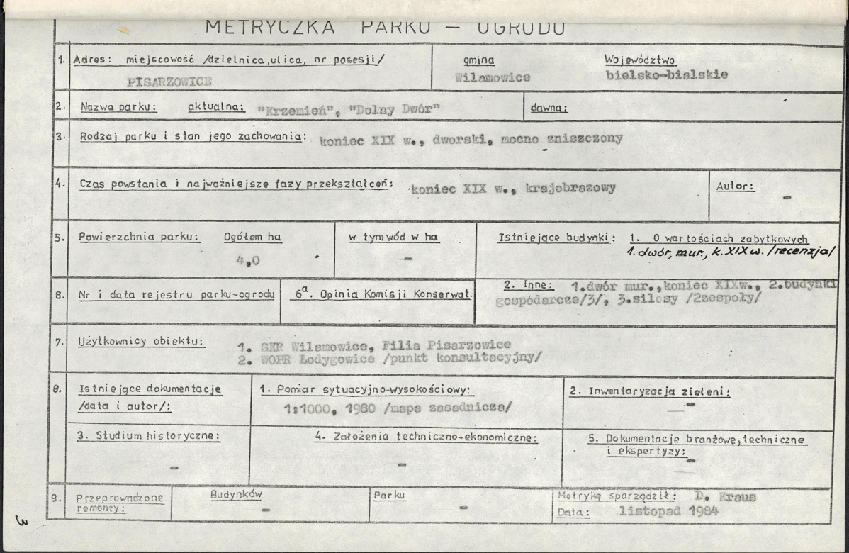Ewidencja parkowa, skan nr 6