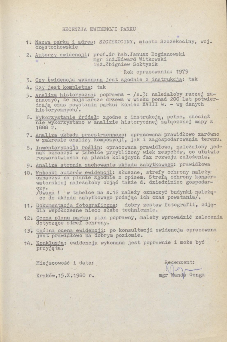 Ewidencja parkowa, skan nr 5