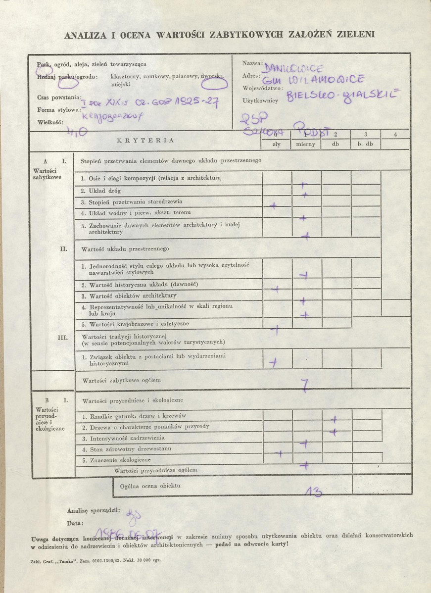 Ewidencja parkowa, skan nr 3