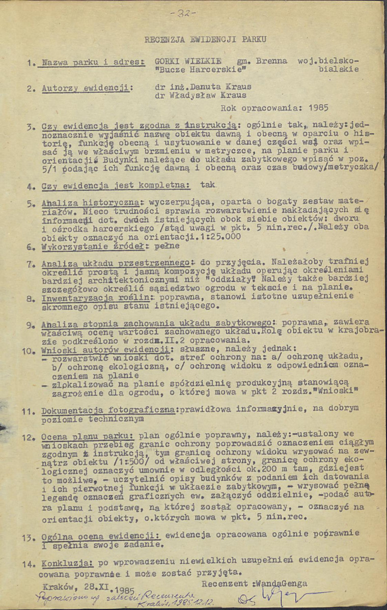Ewidencja parkowa, skan nr 6