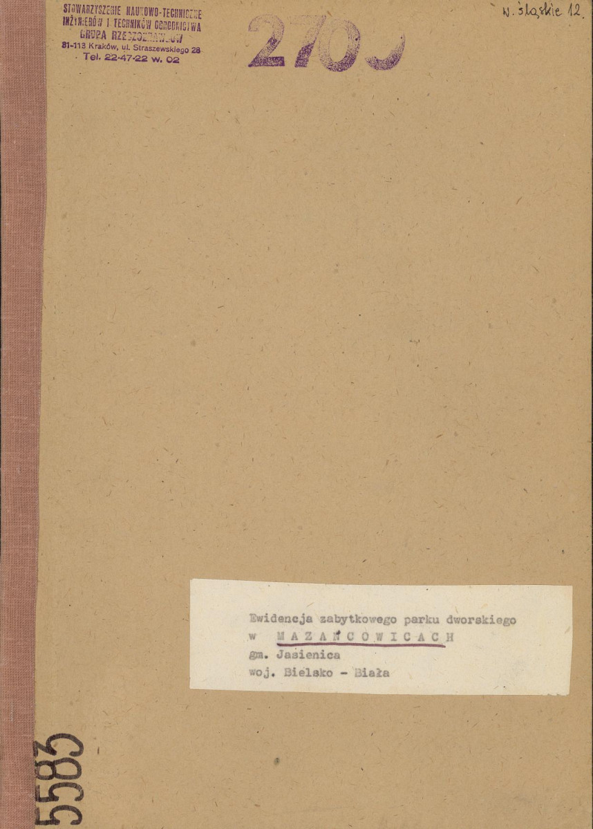 Ewidencja parkowa, skan nr 1