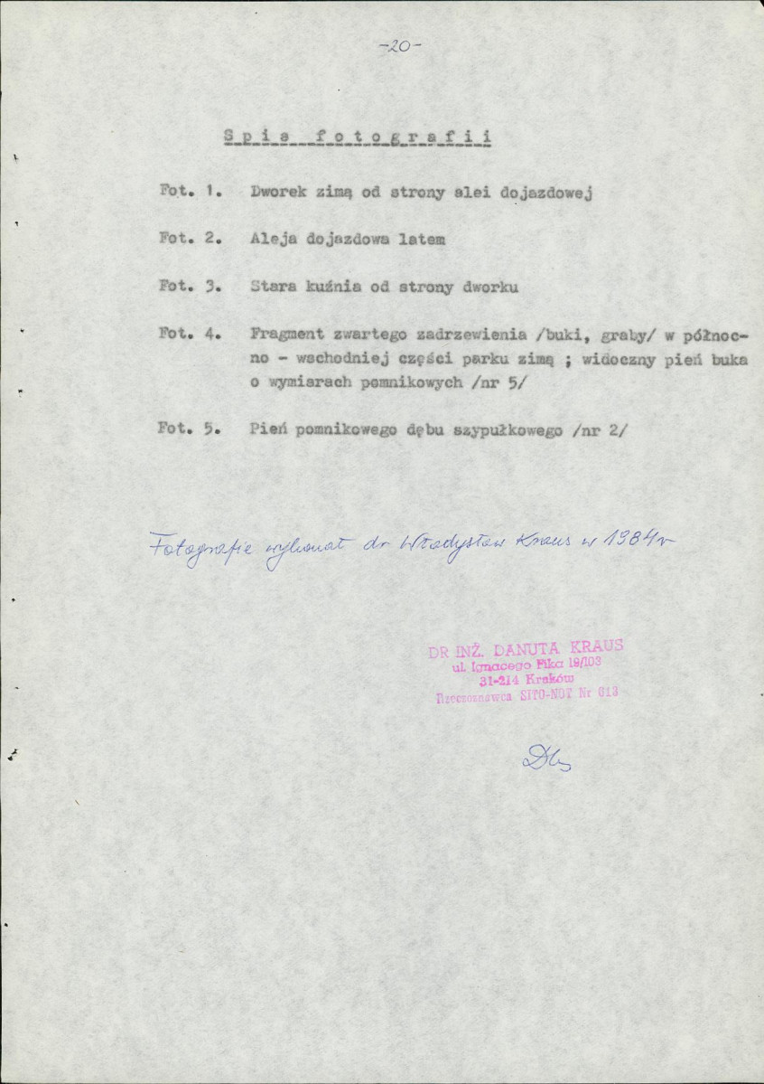 Ewidencja parkowa, skan nr 23