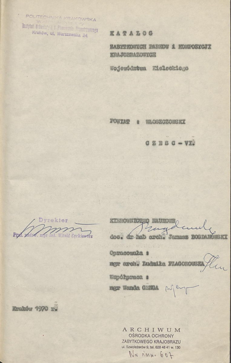 Ewidencja parkowa, skan nr 3