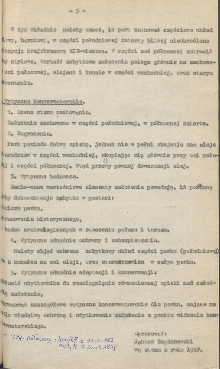 Ewidencja parkowa, skan nr 10