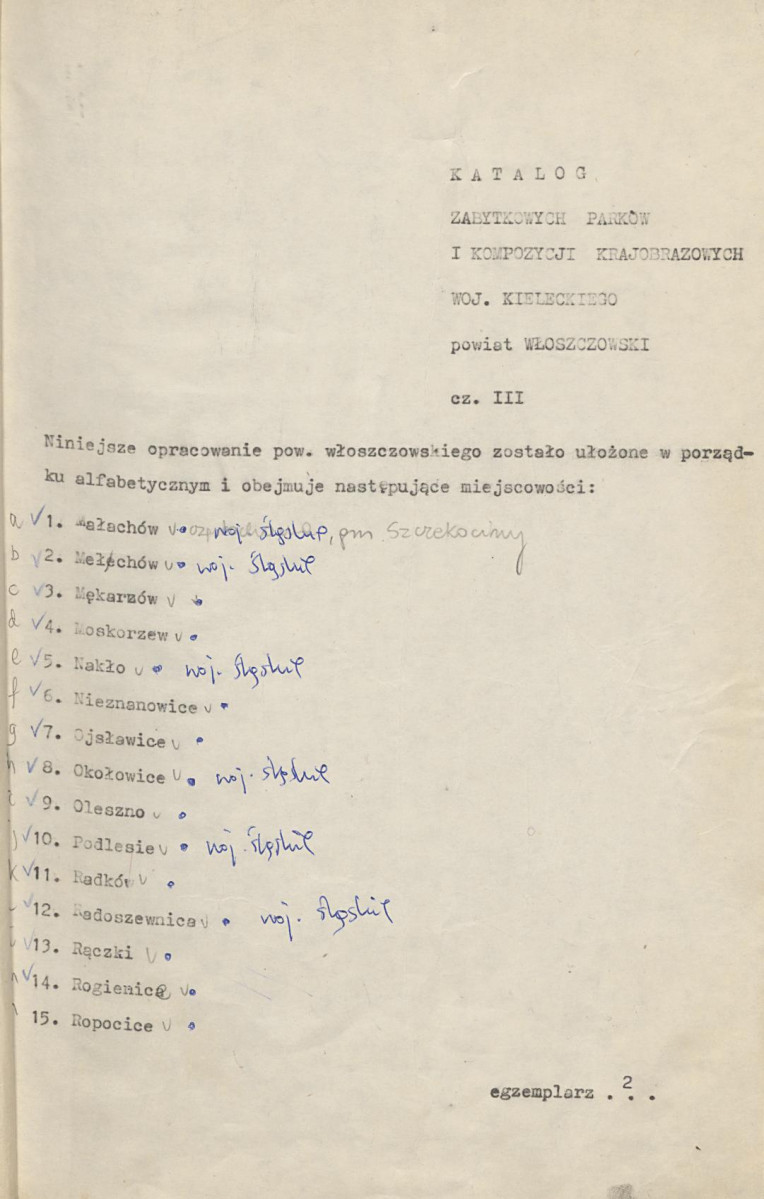 Ewidencja parkowa, skan nr 2