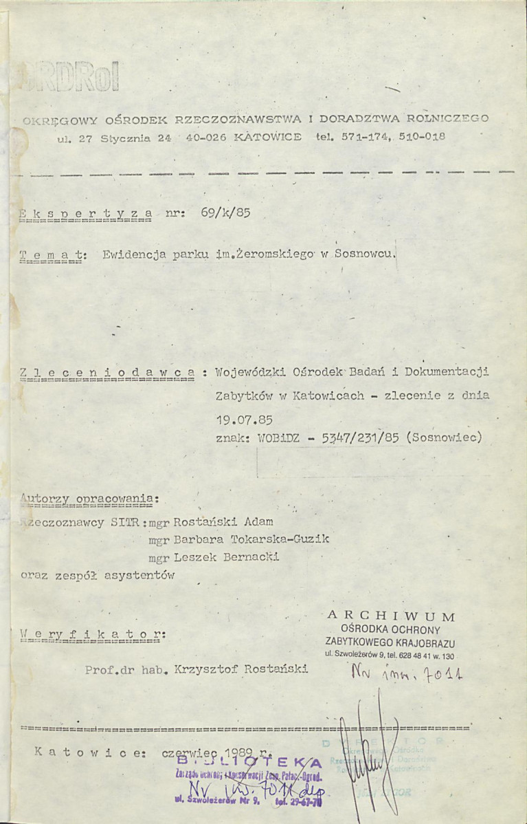 Ewidencja parkowa, skan nr 4