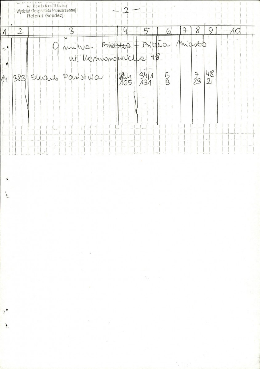 Ewidencja parkowa, skan nr 30