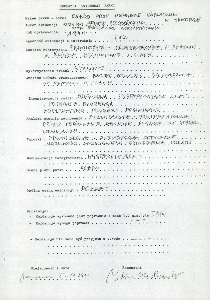 EP - Ewidencja parkowa, skan nr 5