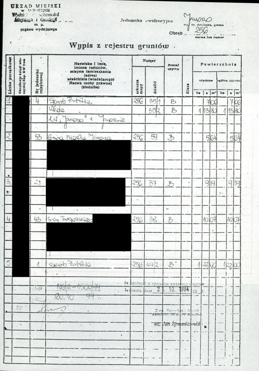 EP - Ewidencja parkowa, skan nr 56