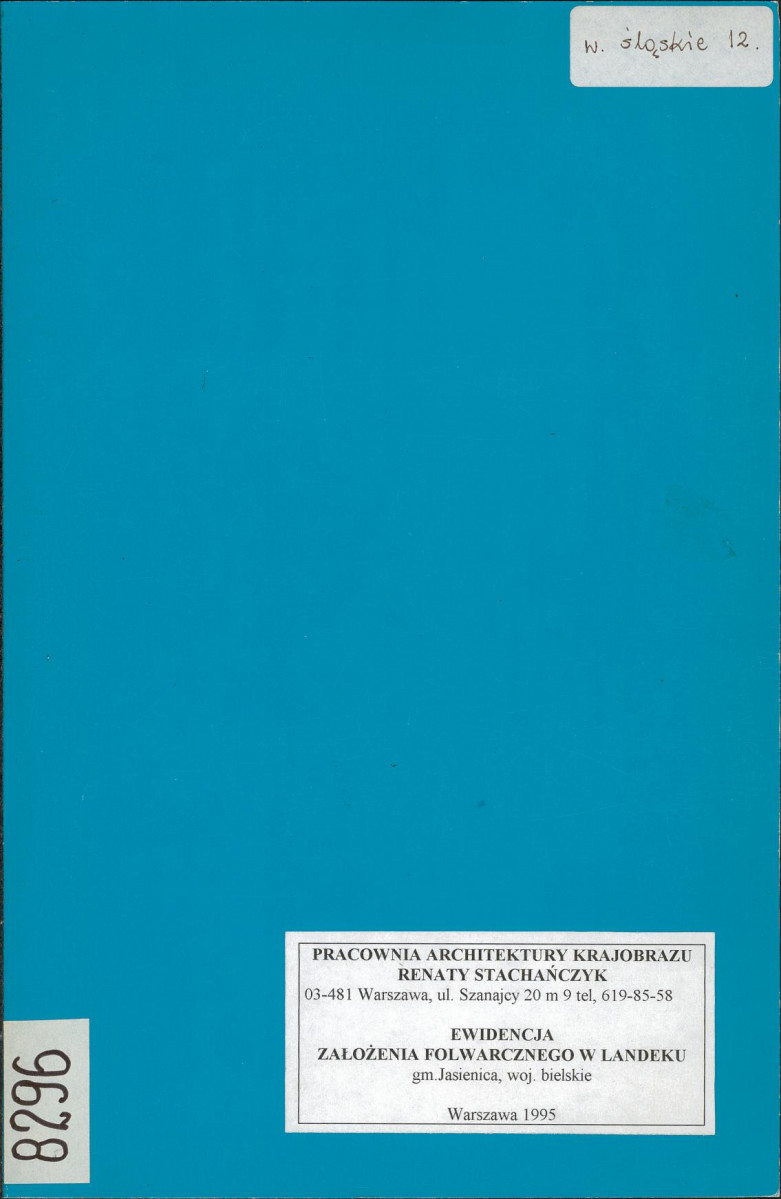 EP - Ewidencja parkowa, skan nr 1