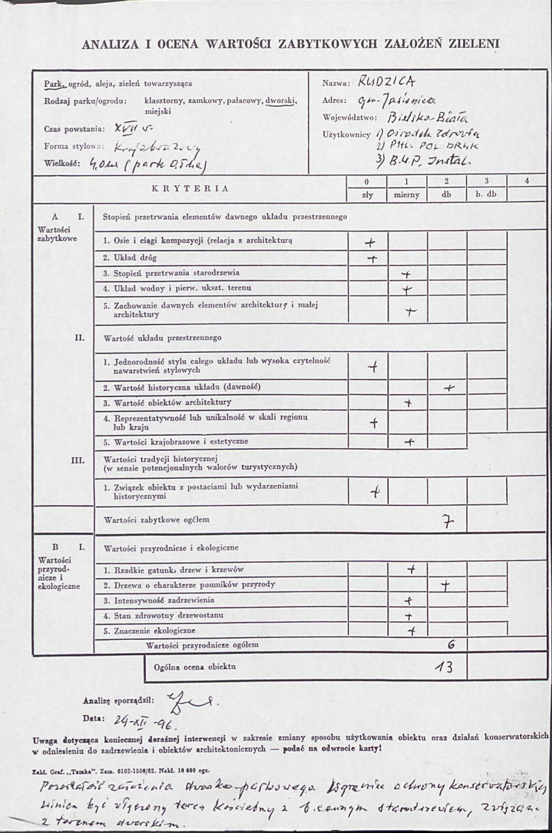 EP - Ewidencja parkowa, skan nr 3