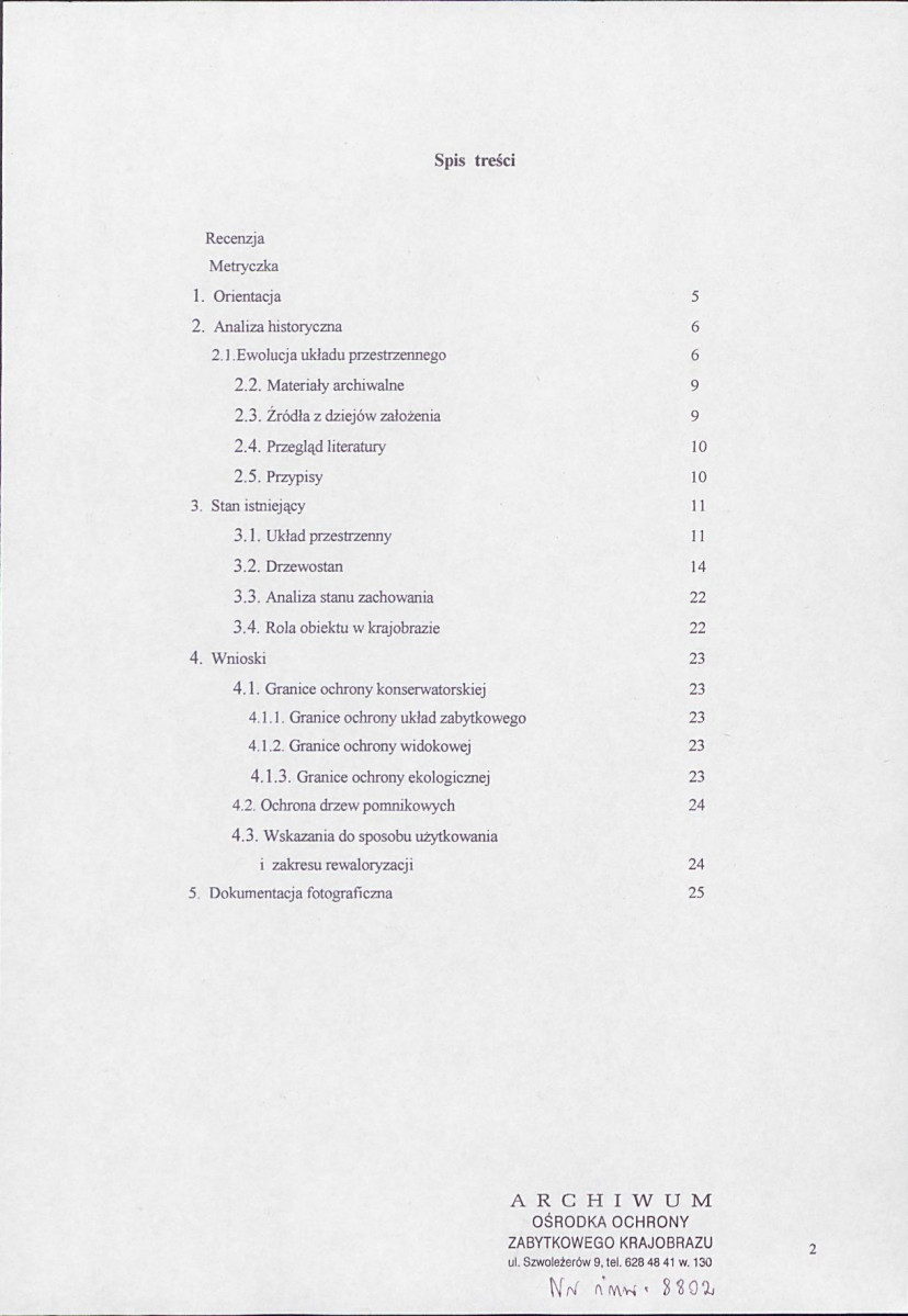 EP - Ewidencja parkowa, skan nr 3