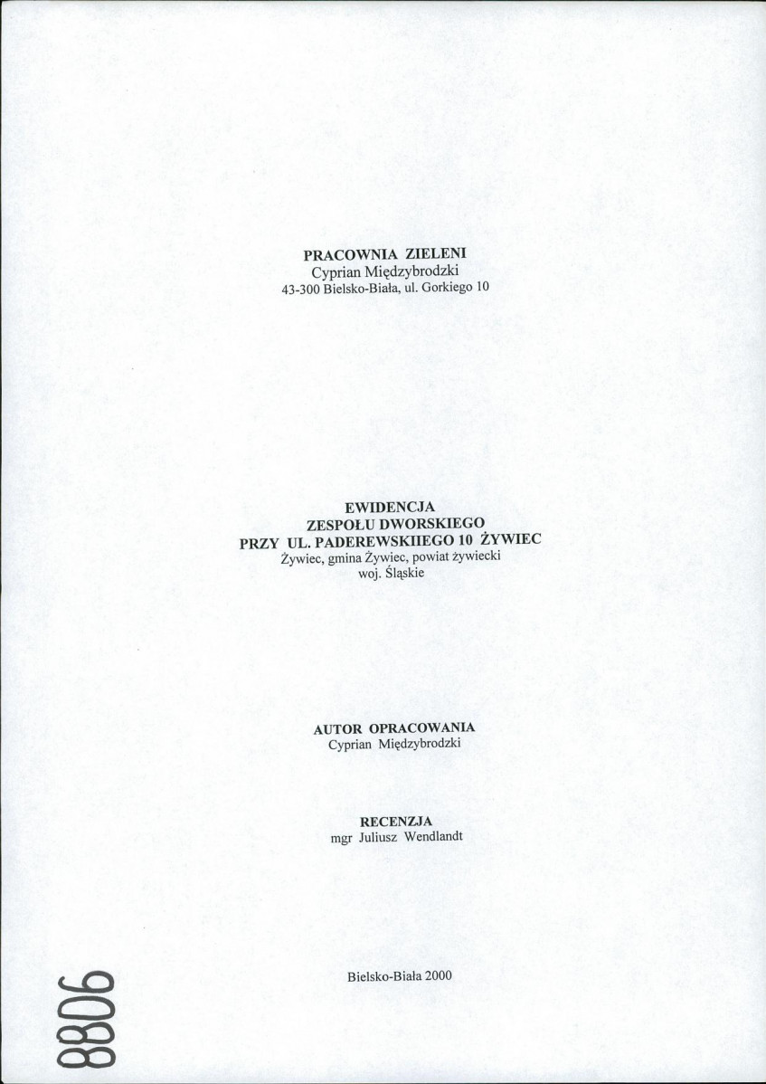 EP - Ewidencja parkowa, skan nr 2