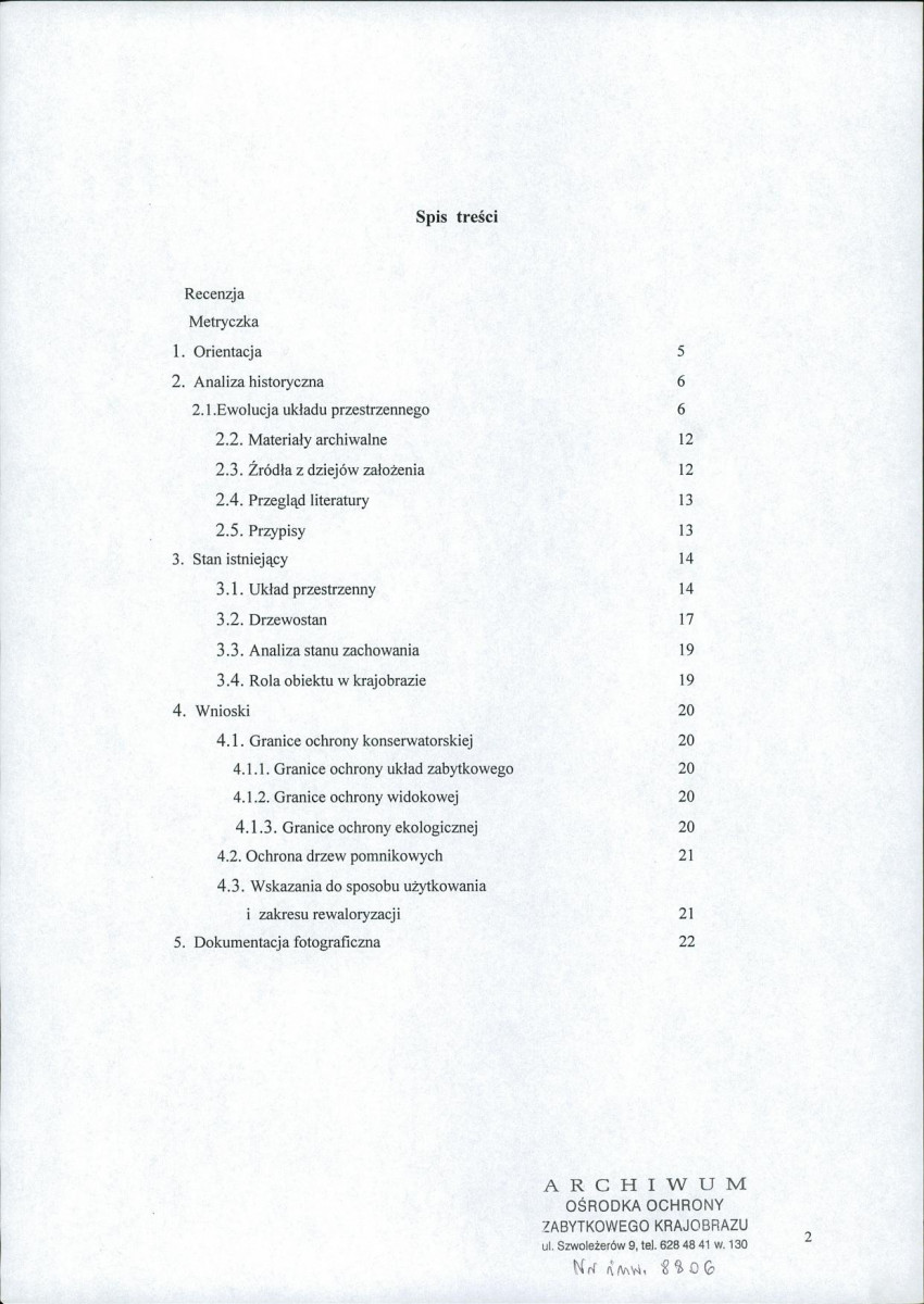 EP - Ewidencja parkowa, skan nr 3