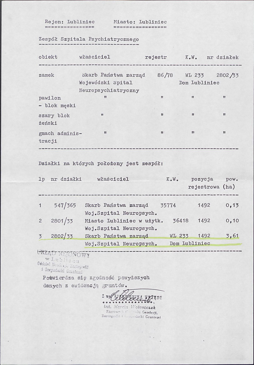 Ewidencja parkowa, skan nr 33