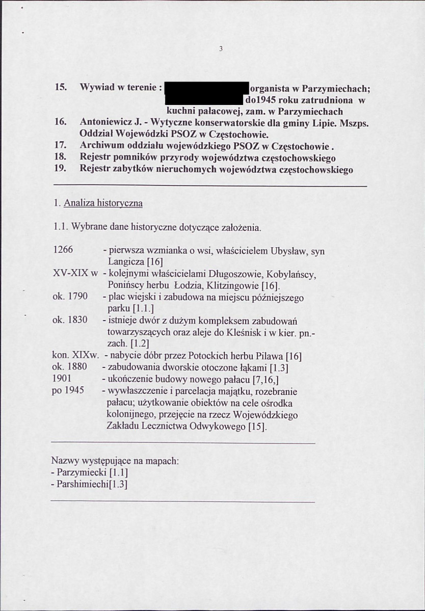 EP - Ewidencja parkowa, skan nr 9