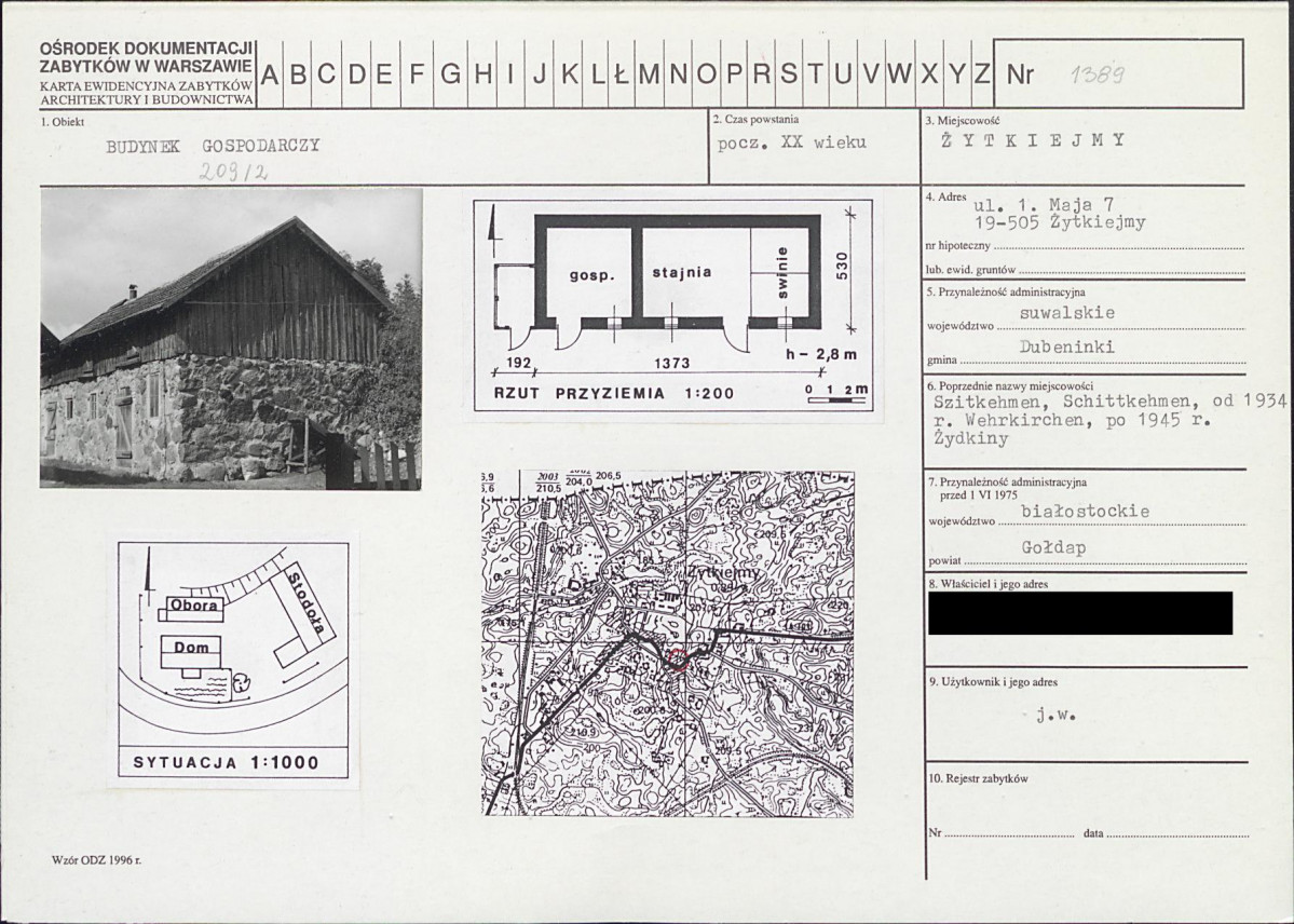 KB - Karta biała, skan nr 1