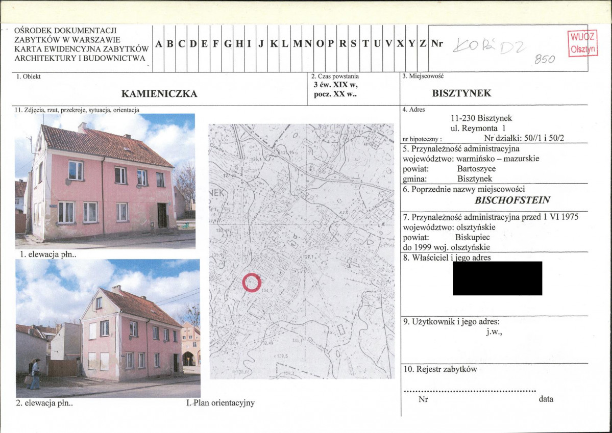 KB - Karta biała, skan nr 1