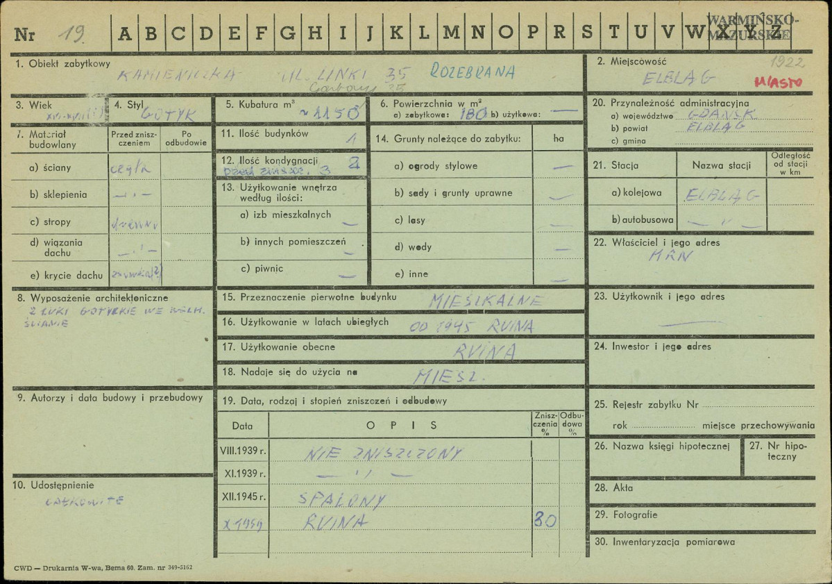 Karta zielona, skan nr 1