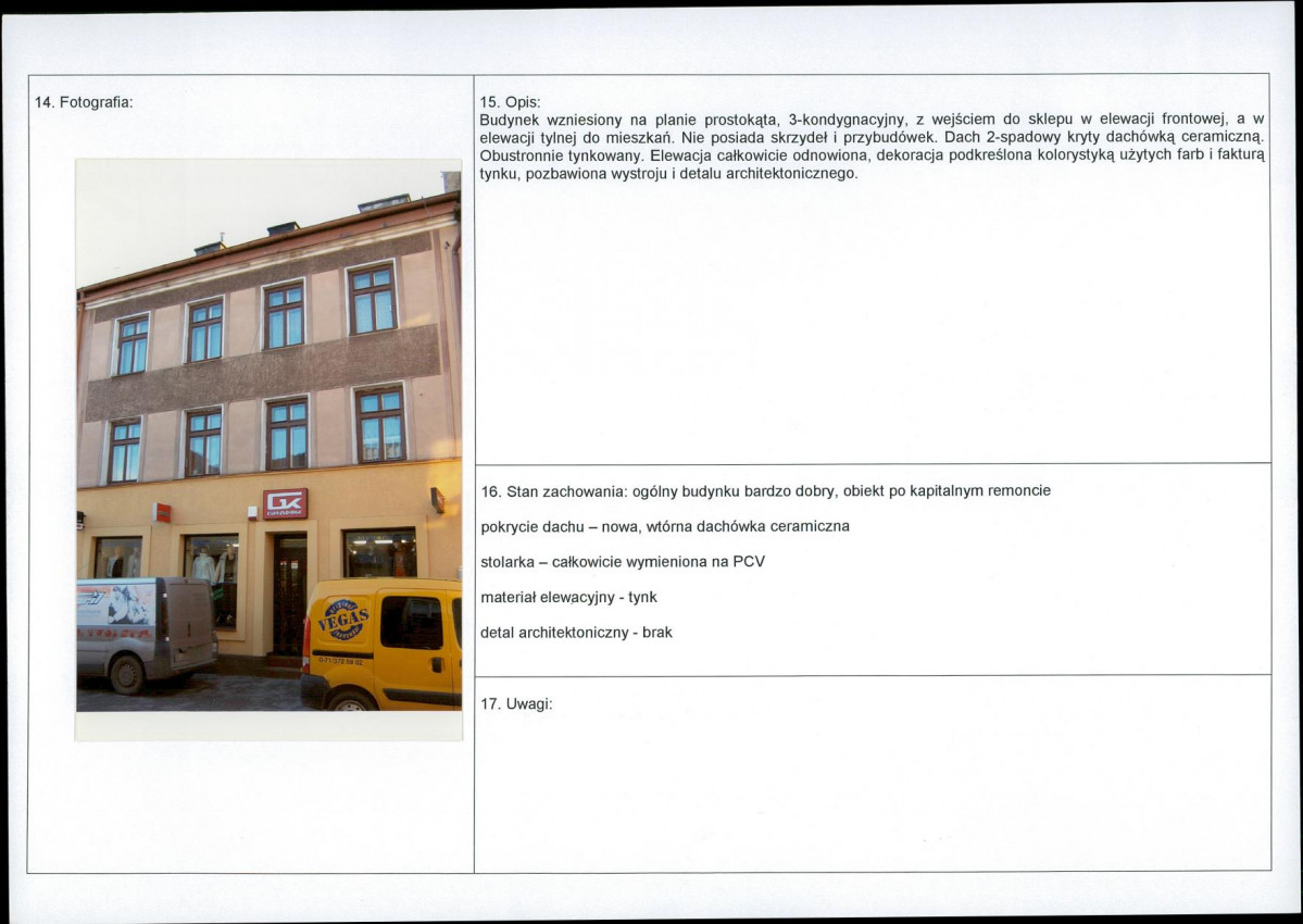 Karta obiektu niewpisanego do rejestru, skan nr 2