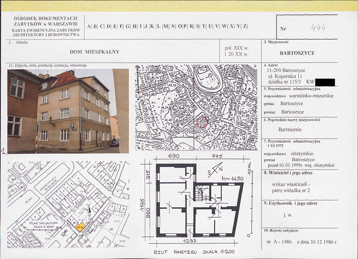 KB - Karta biała, skan nr 1