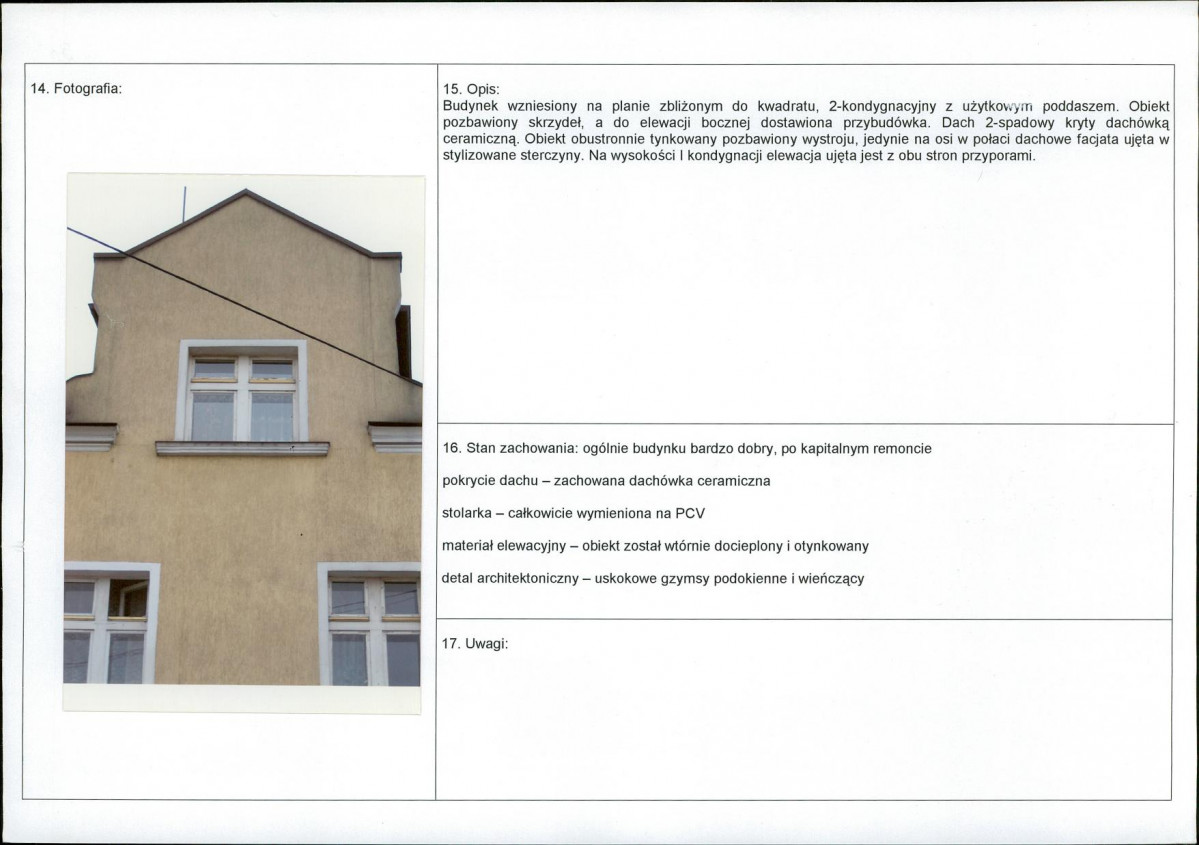 Karta obiektu niewpisanego do rejestru, skan nr 2