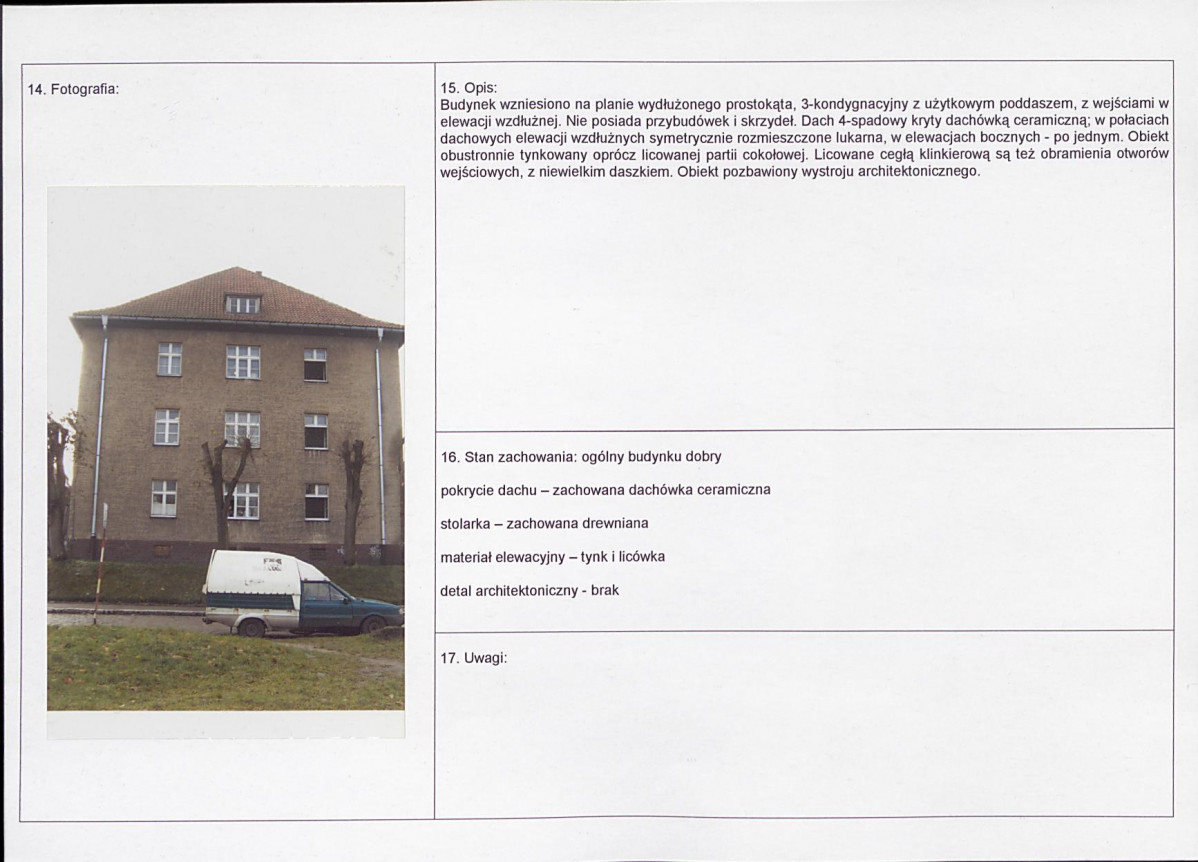 Karta obiektu niewpisanego do rejestru, skan nr 2