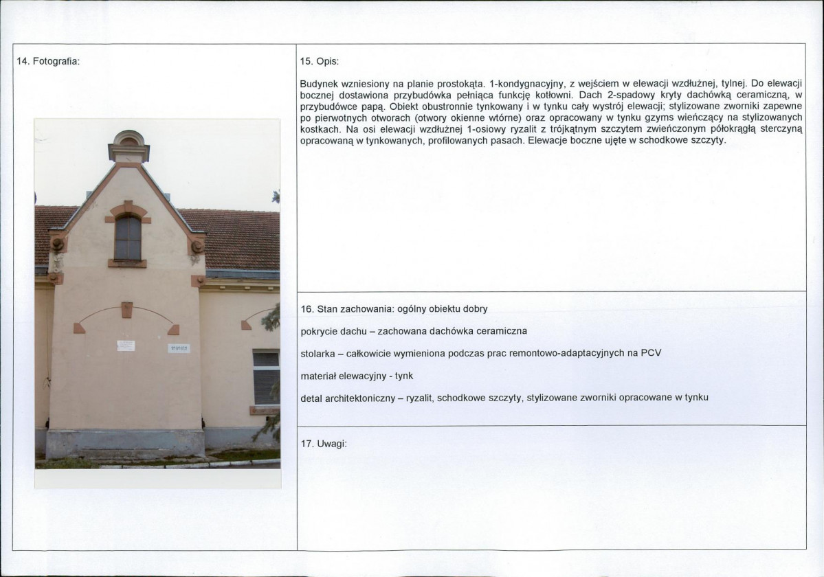Karta obiektu niewpisanego do rejestru, skan nr 2