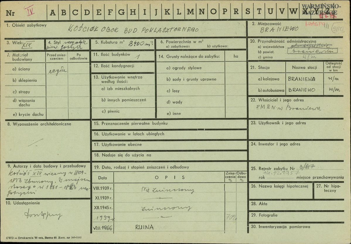 KZ - Karta zielona, skan nr 1