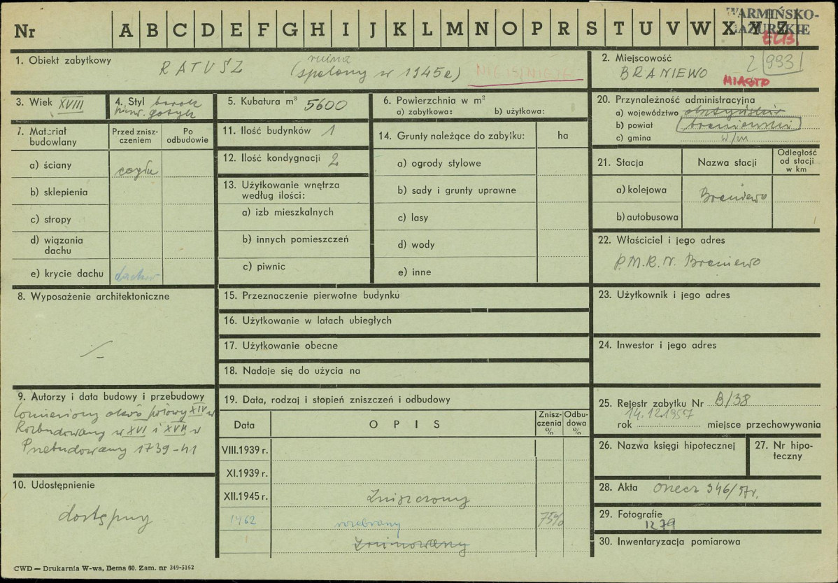 Karta zielona, skan nr 1