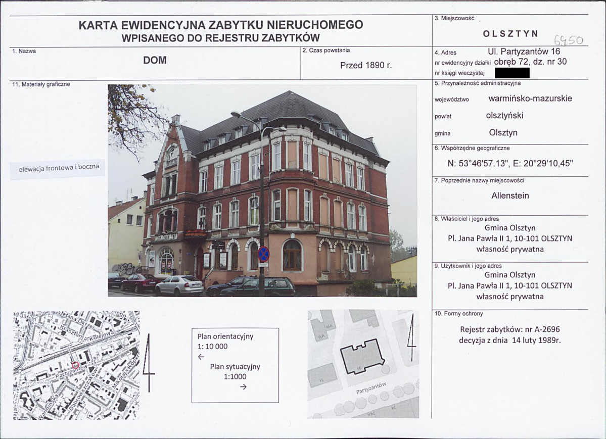 KB - Karta biała, skan nr 1