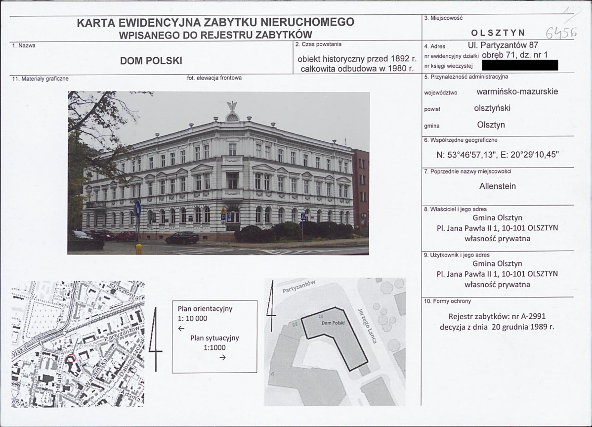 KB - Karta biała, skan nr 1