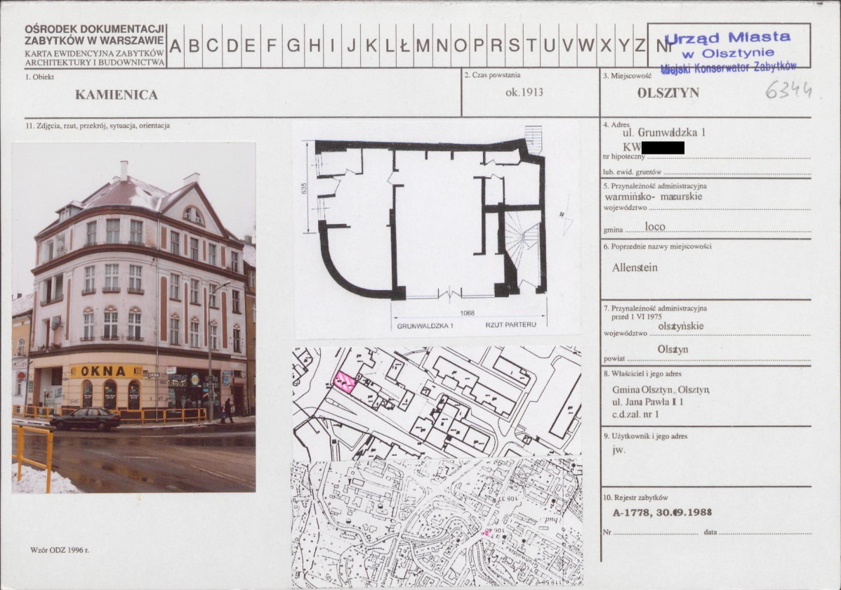 KB - Karta biała, skan nr 1