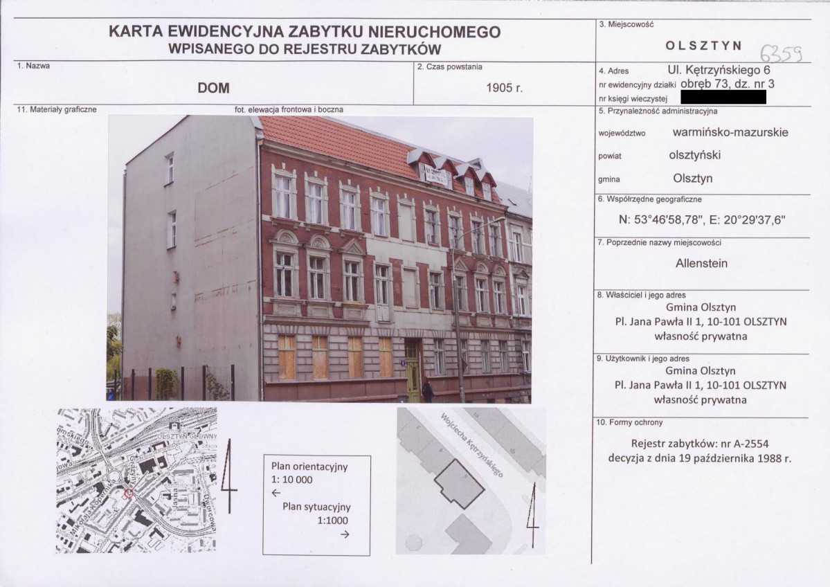 KB - Karta biała, skan nr 1