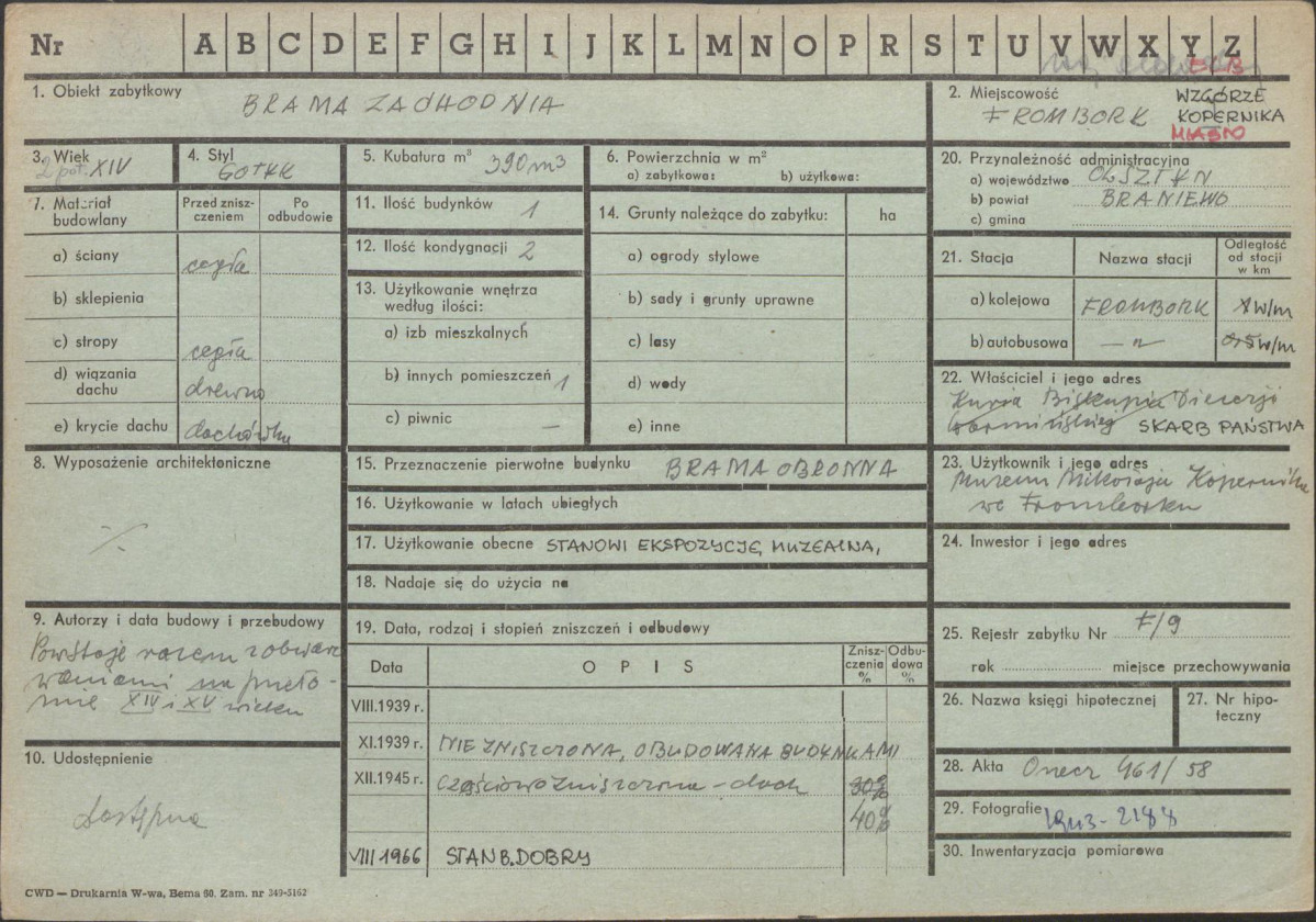 Karta zielona, skan nr 1