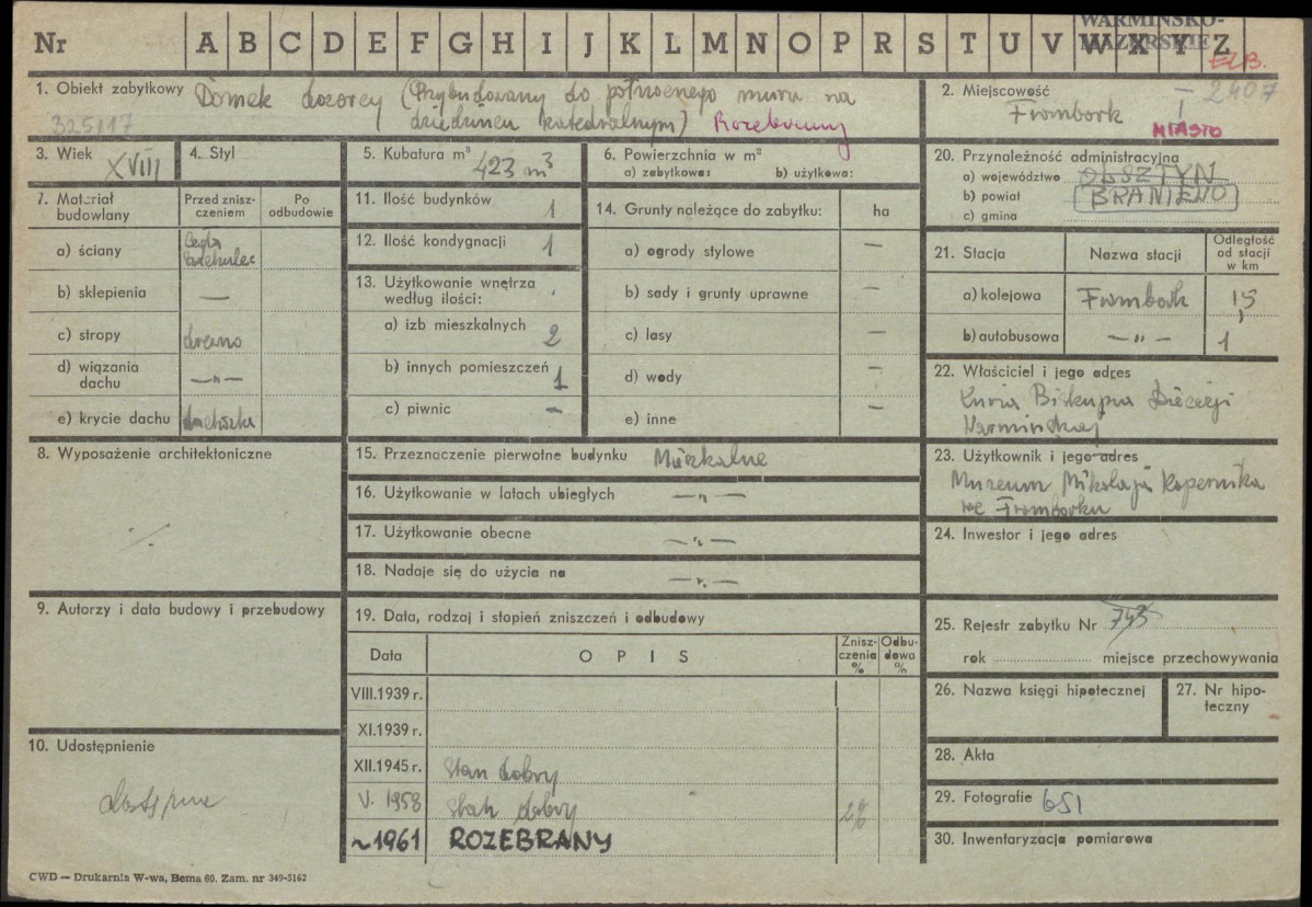 Karta zielona, skan nr 1