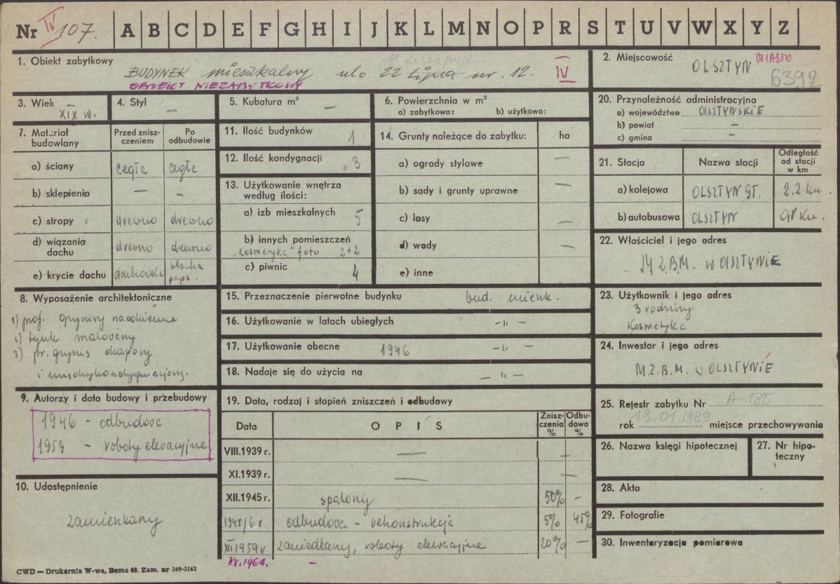 Karta zielona, skan nr 1