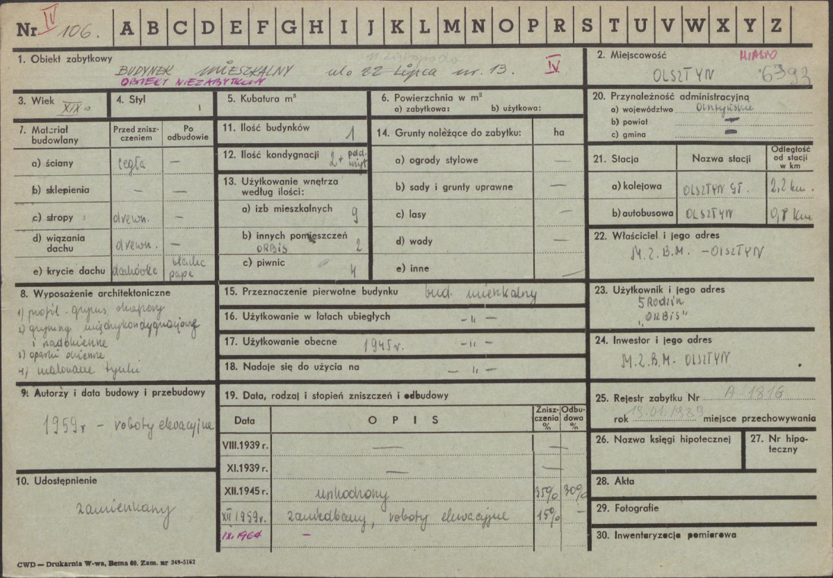 Karta zielona, skan nr 1