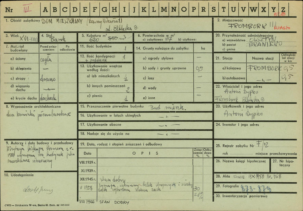 Karta zielona, skan nr 1