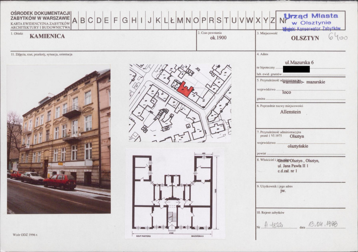 KB - Karta biała, skan nr 1
