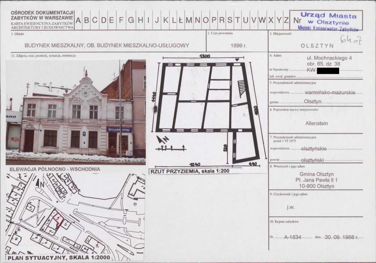 KB - Karta biała, skan nr 1