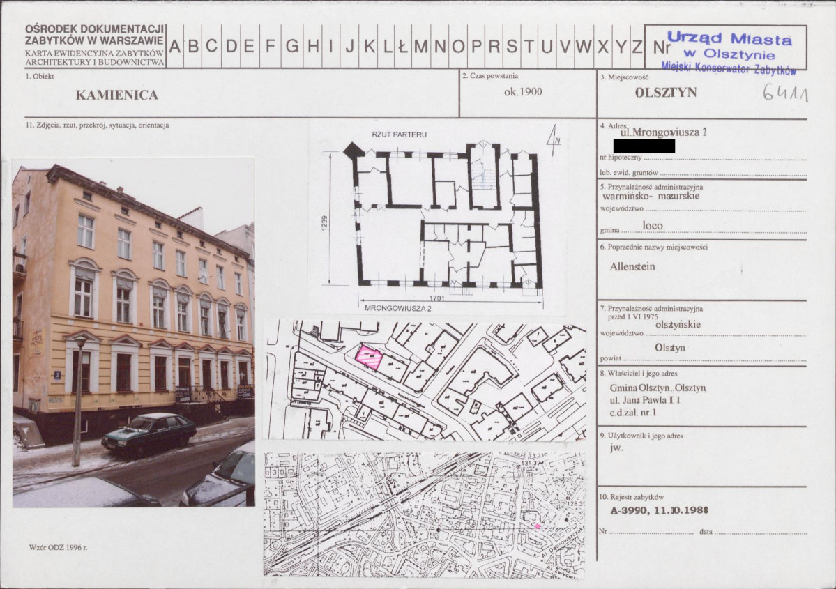 KB - Karta biała, skan nr 1