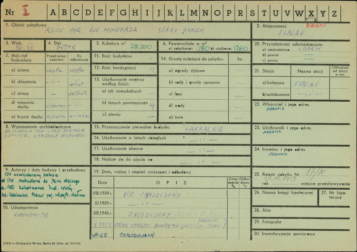 Karta zielona, skan nr 1