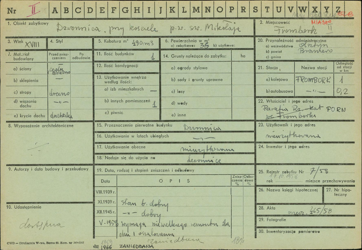 Karta zielona, skan nr 1
