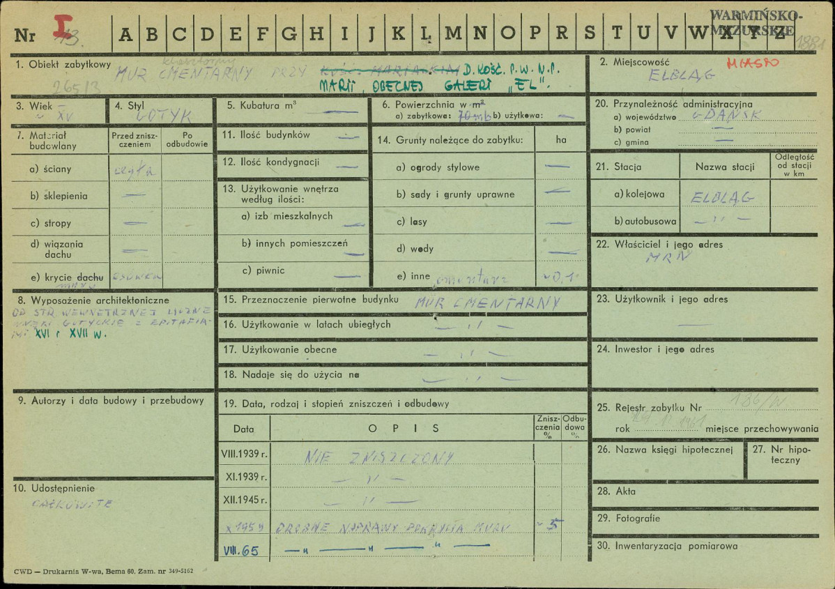 Karta zielona, skan nr 1