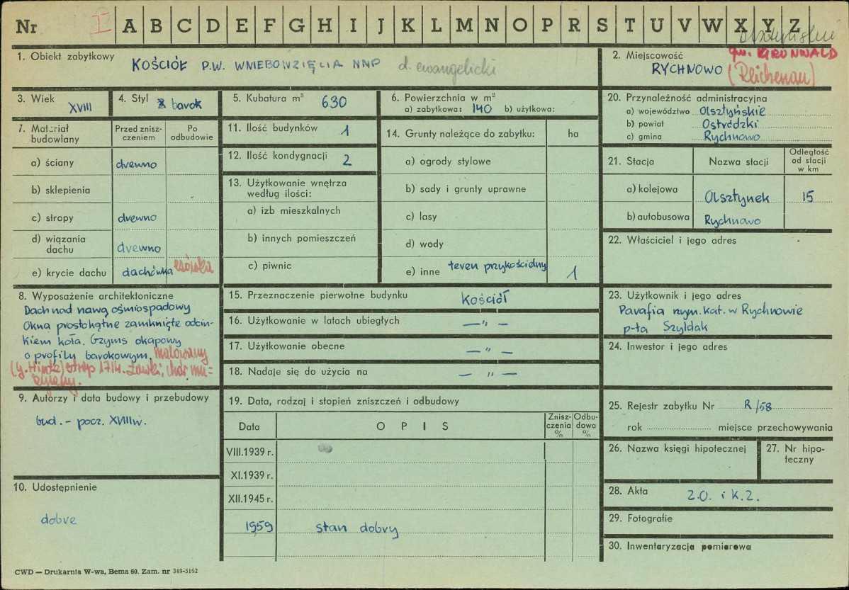 Karta zielona, skan nr 1