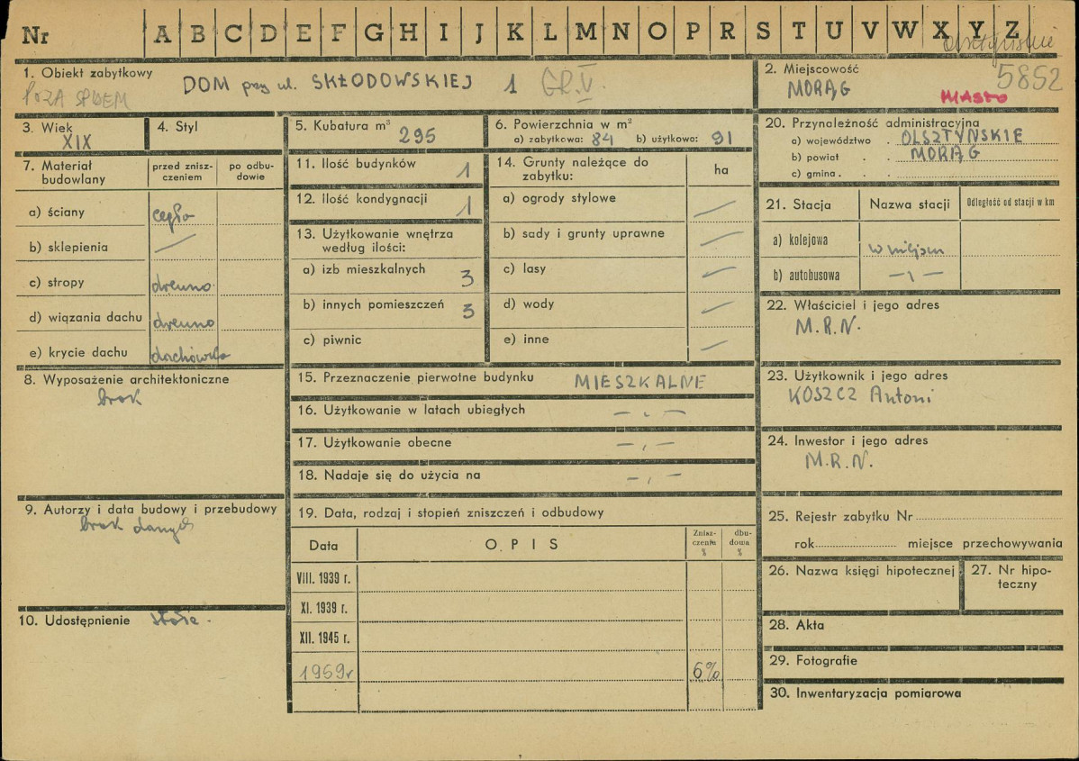 Karta zielona, skan nr 1