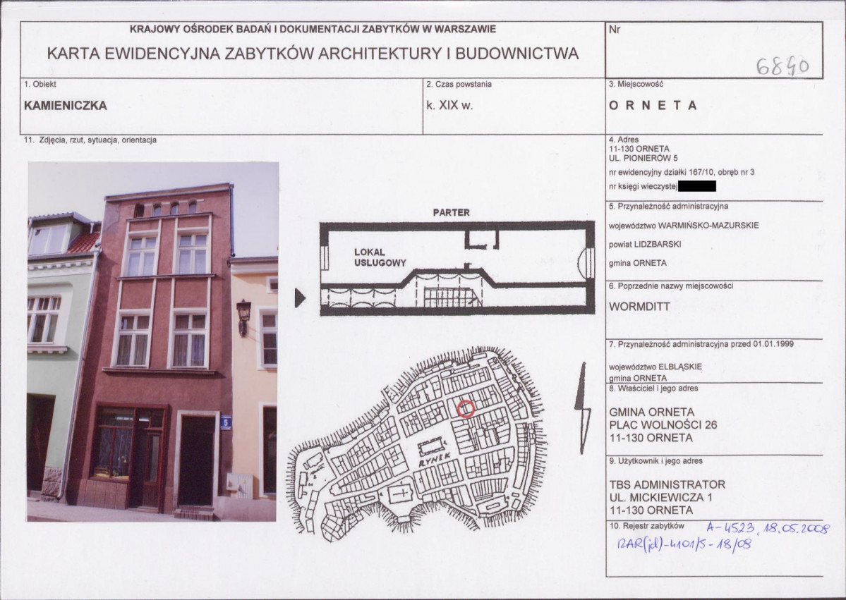 KB - Karta biała, skan nr 1