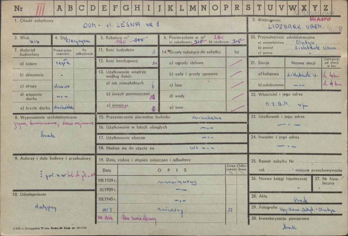 Karta zielona, skan nr 1