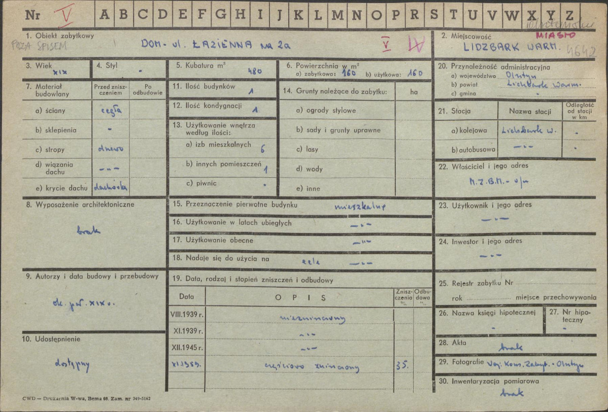 Karta zielona, skan nr 1